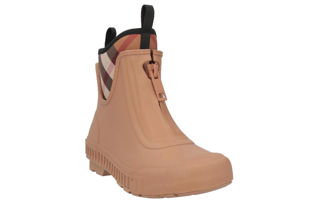 Lookbook (Women) Burberry Rubber and Neoprene Rain Boots 'Brown' 80481231