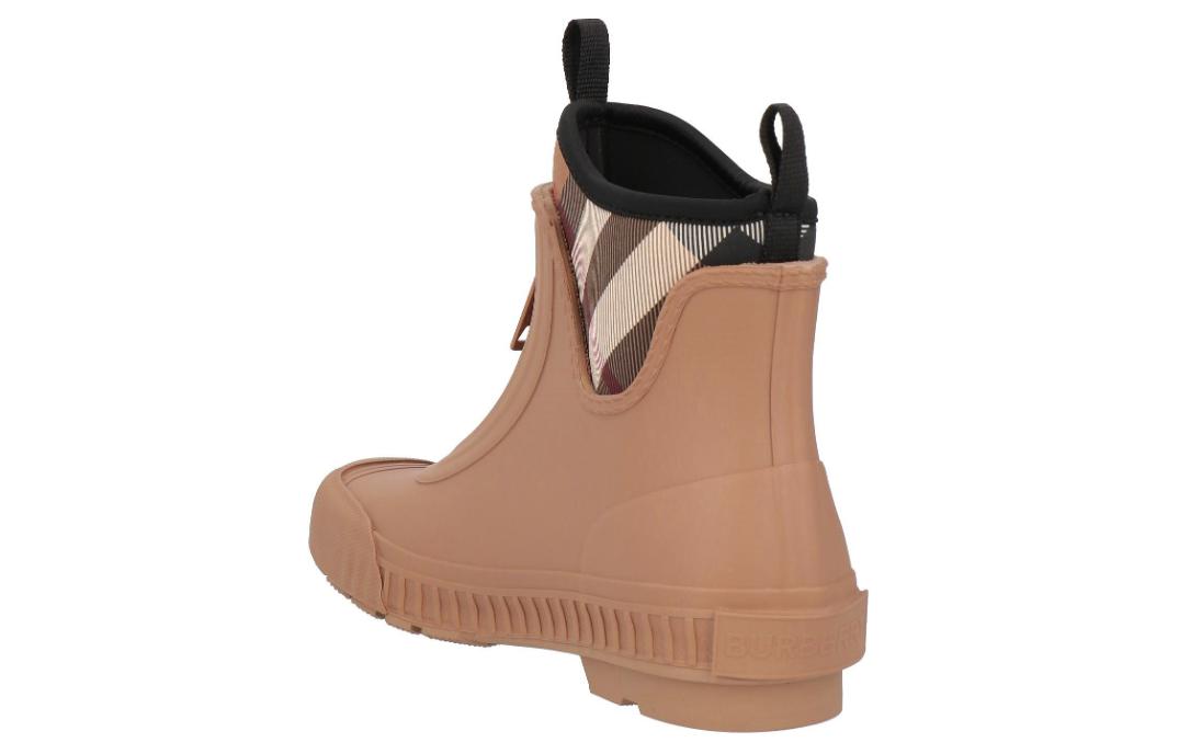 Purchase (Women) Burberry Rubber and Neoprene Rain Boots 'Brown' 80481231