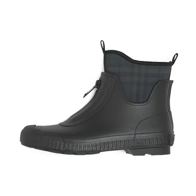 (W) Burberry Rubber Chelsea Boot 'Black'