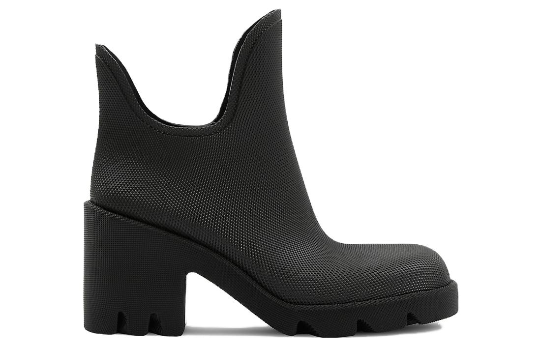 (W) Burberry Rubber Rain Boots 'Black CMFT' 圖 2