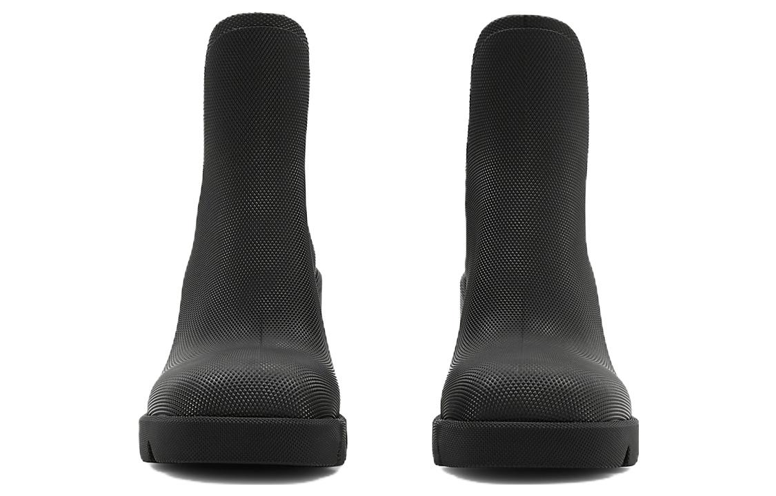 (W) Burberry Rubber Rain Boots 'Black CMFT' 圖 3