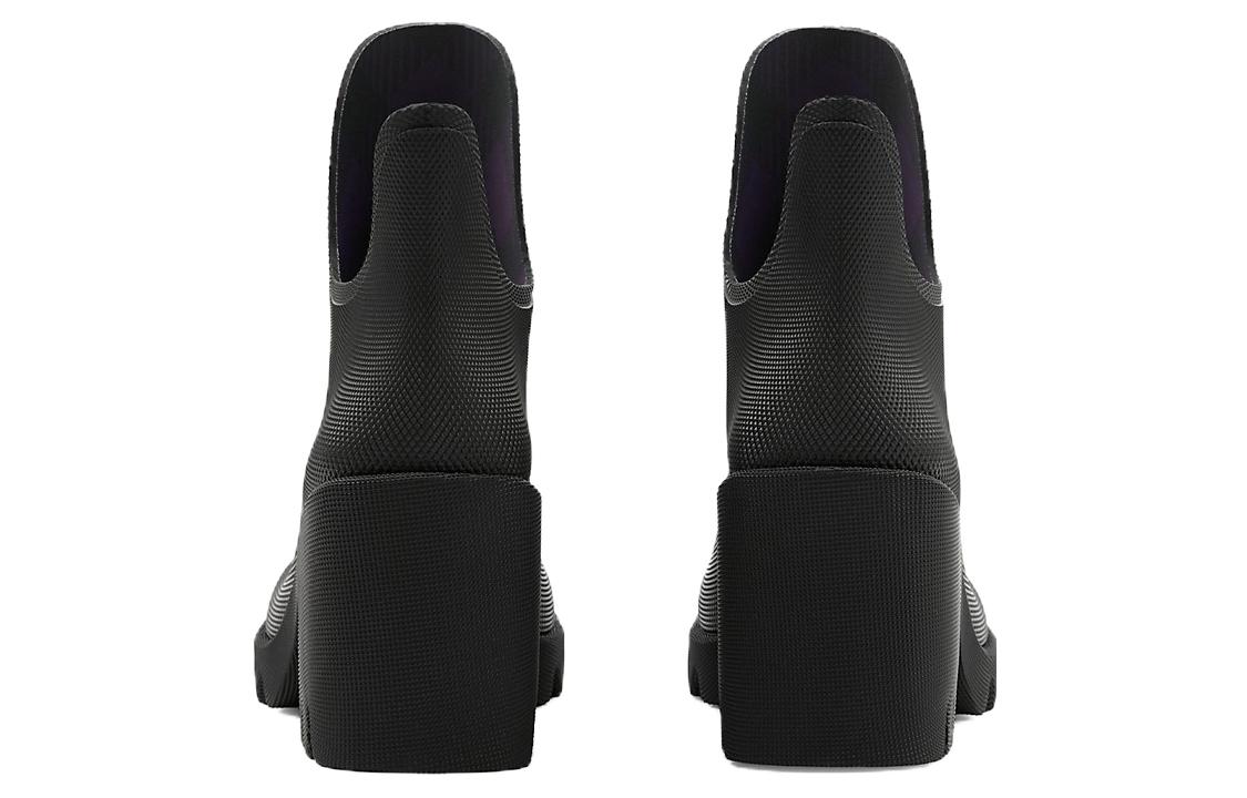 (W) Burberry Rubber Rain Boots 'Black CMFT' 圖 5