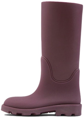 (Women) Burberry Rubber Round-Toe High-Top Boot 'Plum' 80753851 Buy (Women) Burberry Rubber Round-Toe High-Top Boot 'Plum' 80753851