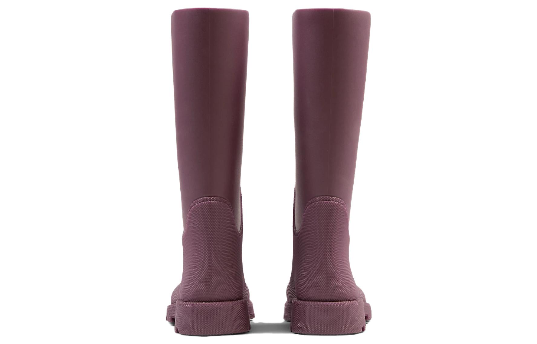 Lookbook (W) Burberry But Getah Bertumit Tinggi Hujung Bulat 'Plum' 80753851