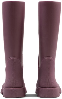 (Women) Burberry Rubber Round-Toe High-Top Boot 'Plum' 80753851 Lookbook (Women) Burberry Rubber Round-Toe High-Top Boot 'Plum' 80753851