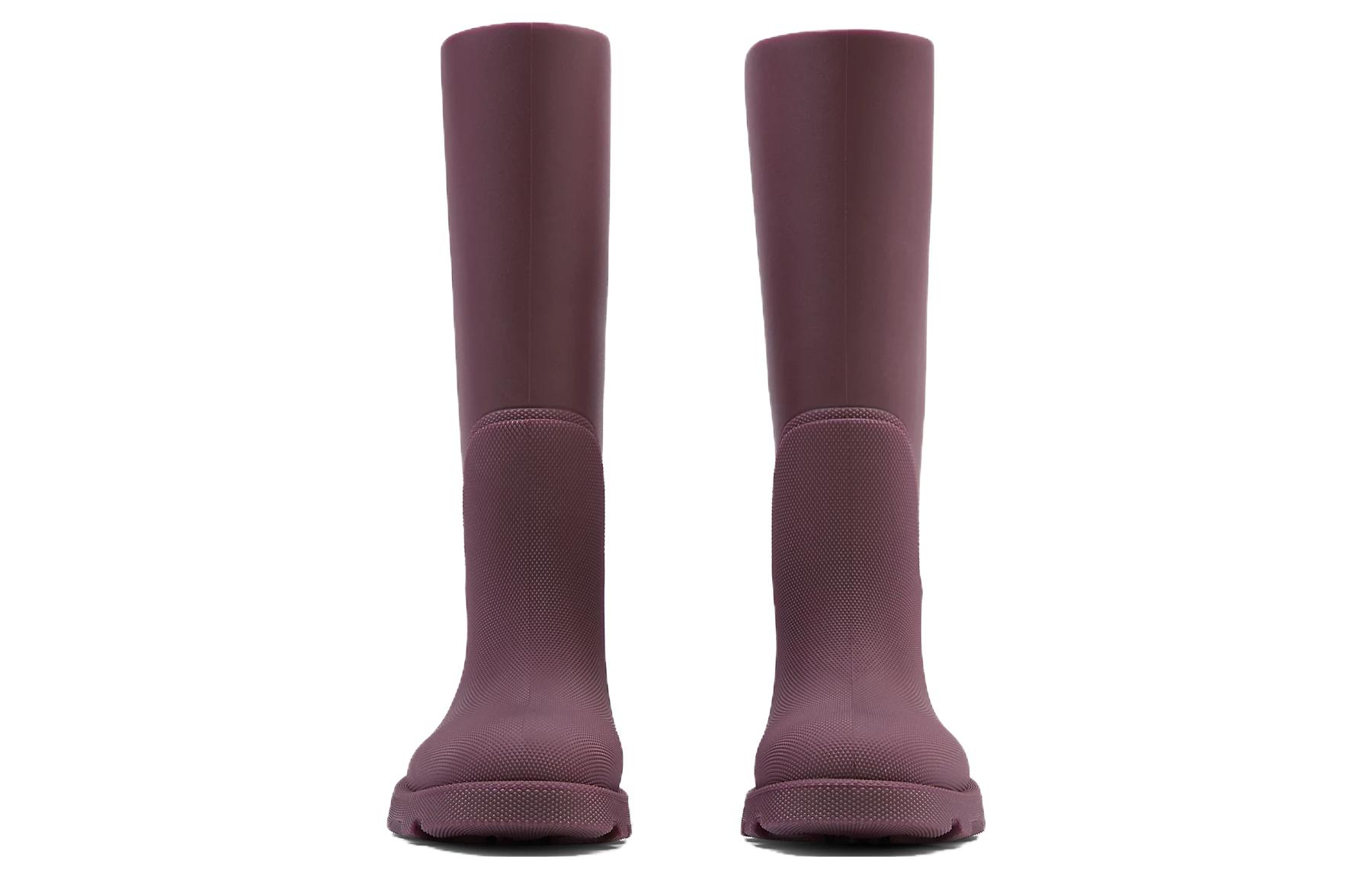 Shop (W) Burberry But Getah Bertumit Tinggi Hujung Bulat 'Plum' 80753851