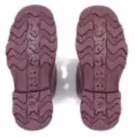 Purchase (Women) Burberry Rubber Round-Toe High-Top Boot 'Plum' 80753851