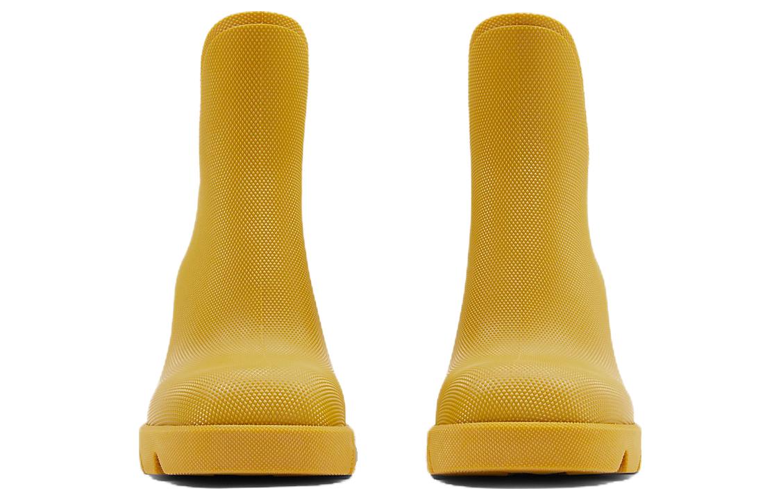 (W) Burberry Rubber Round-Toe Slip-On 'CMFTable Versatile Short Boot Yellow' 圖 2