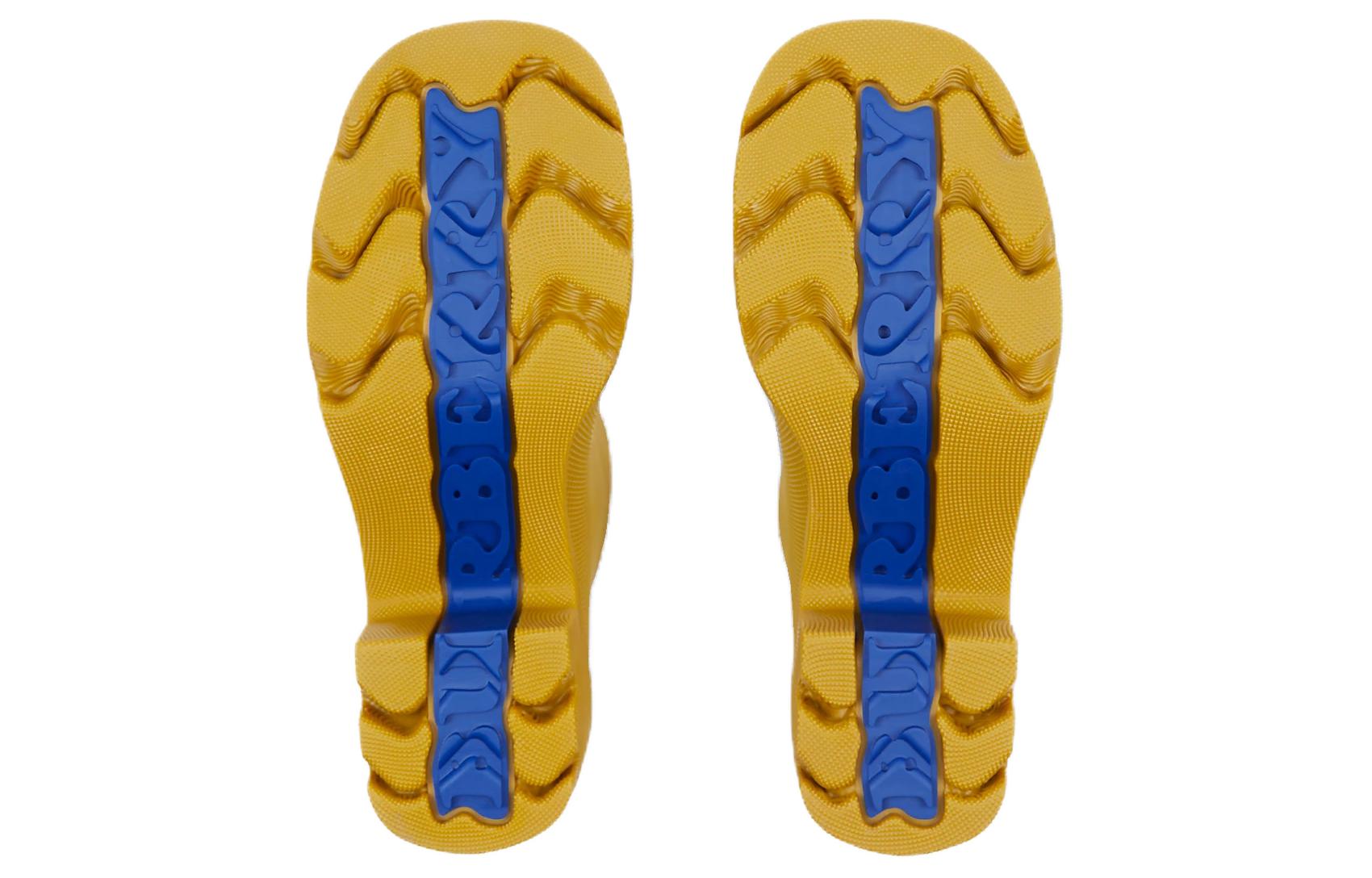 (W) Burberry Rubber Round-Toe Slip-On 'CMFTable Versatile Short Boot Yellow' 圖 5