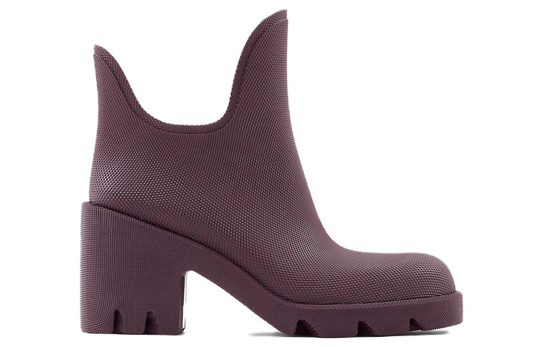 (W) Burberry Rubber Round-Toe Slip-On Boots 'Purple' 圖 2