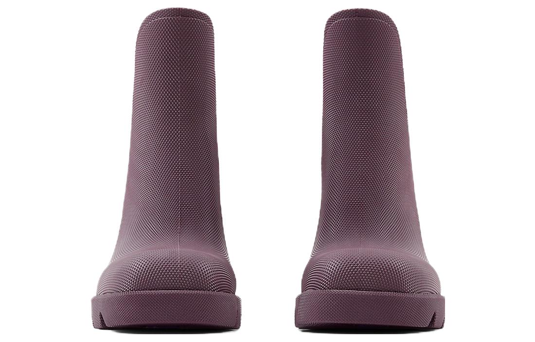 (W) Burberry Rubber Round-Toe Slip-On Boots 'Purple' 圖 4