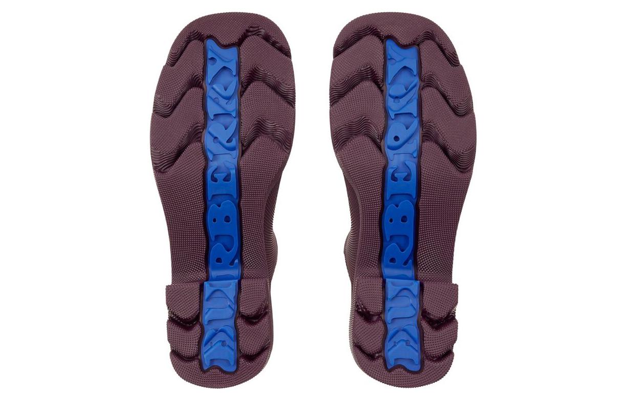 (W) Burberry Rubber Round-Toe Slip-On Boots 'Purple' 圖 6