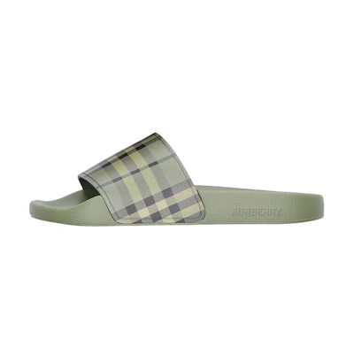 (W) Burberry Sandal 'Green Check'