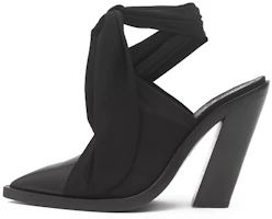 (Women) Burberry Scarf Lace-Up Pointed Toe High Heel 'Black' 80283011 (Women) Burberry Scarf Lace-Up Pointed Toe High Heel 'Black' 80283011