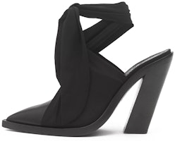 (Women) Burberry Scarf Lace-Up Pointed Toe High Heel 'Black' 80283011 (Women) Burberry Scarf Lace-Up Pointed Toe High Heel 'Black' 80283011