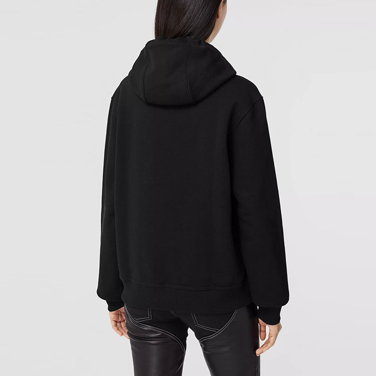 (Women) Burberry Shark Print Loose Fit Black Hoodie. 80407861 圖 5