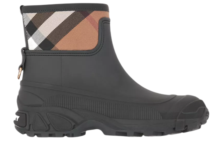 (W) Burberry Short Boot Black 'Checkered Fashion' 圖 2
