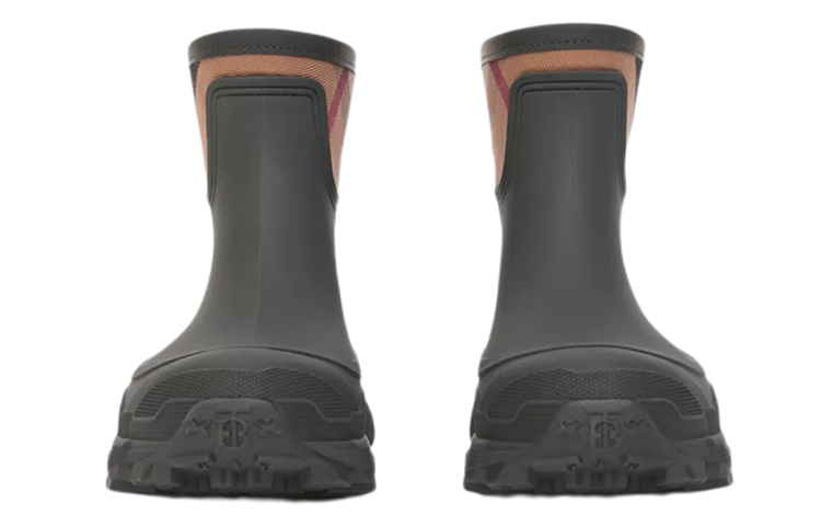 (W) Burberry Short Boot Black 'Checkered Fashion' 圖 3