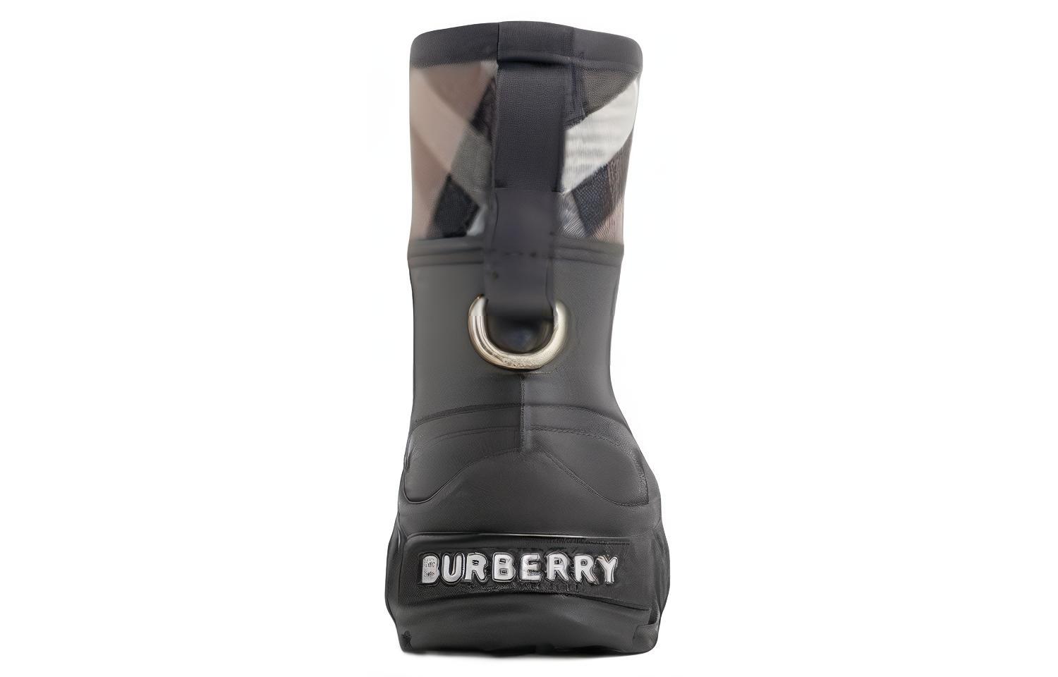 (W) Burberry Short Boot Black 'Checkered Fashion' 圖 4