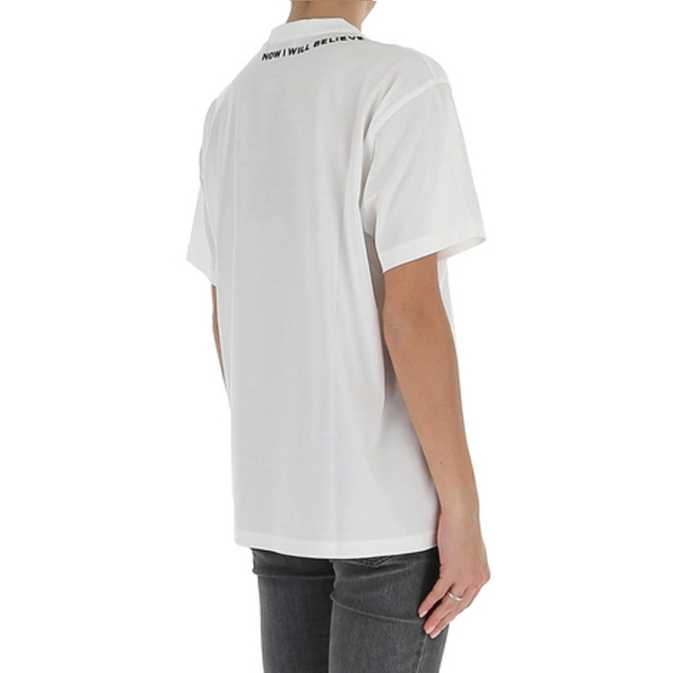 (Women) Burberry Short Sleeve T-shirt with Neckline Lettering Design 80295601 圖 5