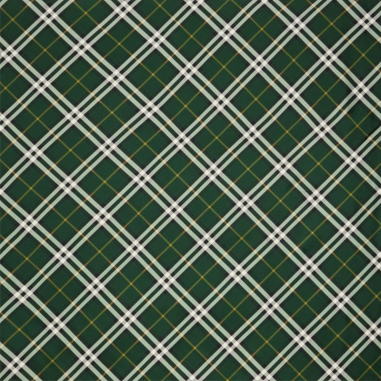 Shop (W) Burberry Tudung Sutera Hijau Hutan Corak Kotak-kotak 8090787