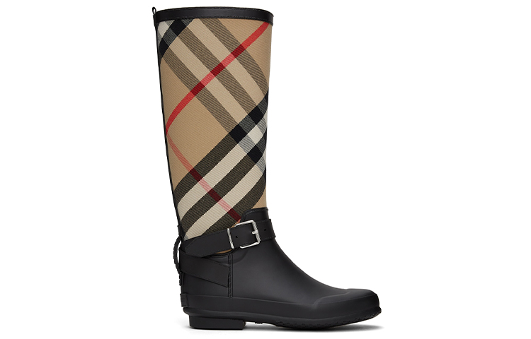 (W) Burberry Simeon High 'Black Brown Patchwork' 圖 2
