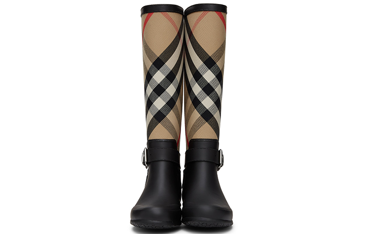 (W) Burberry Simeon High 'Black Brown Patchwork' 圖 3