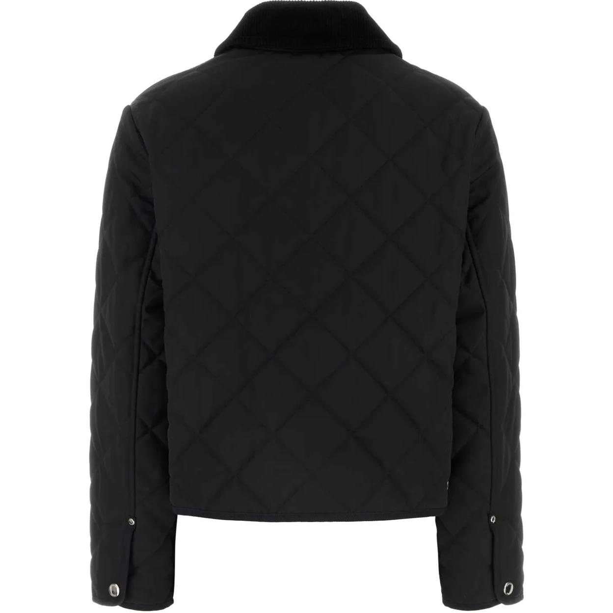 Lookbook (W) バーバリー レディース ブラック シングルブレスト 長袖 ジャケット. 80960251