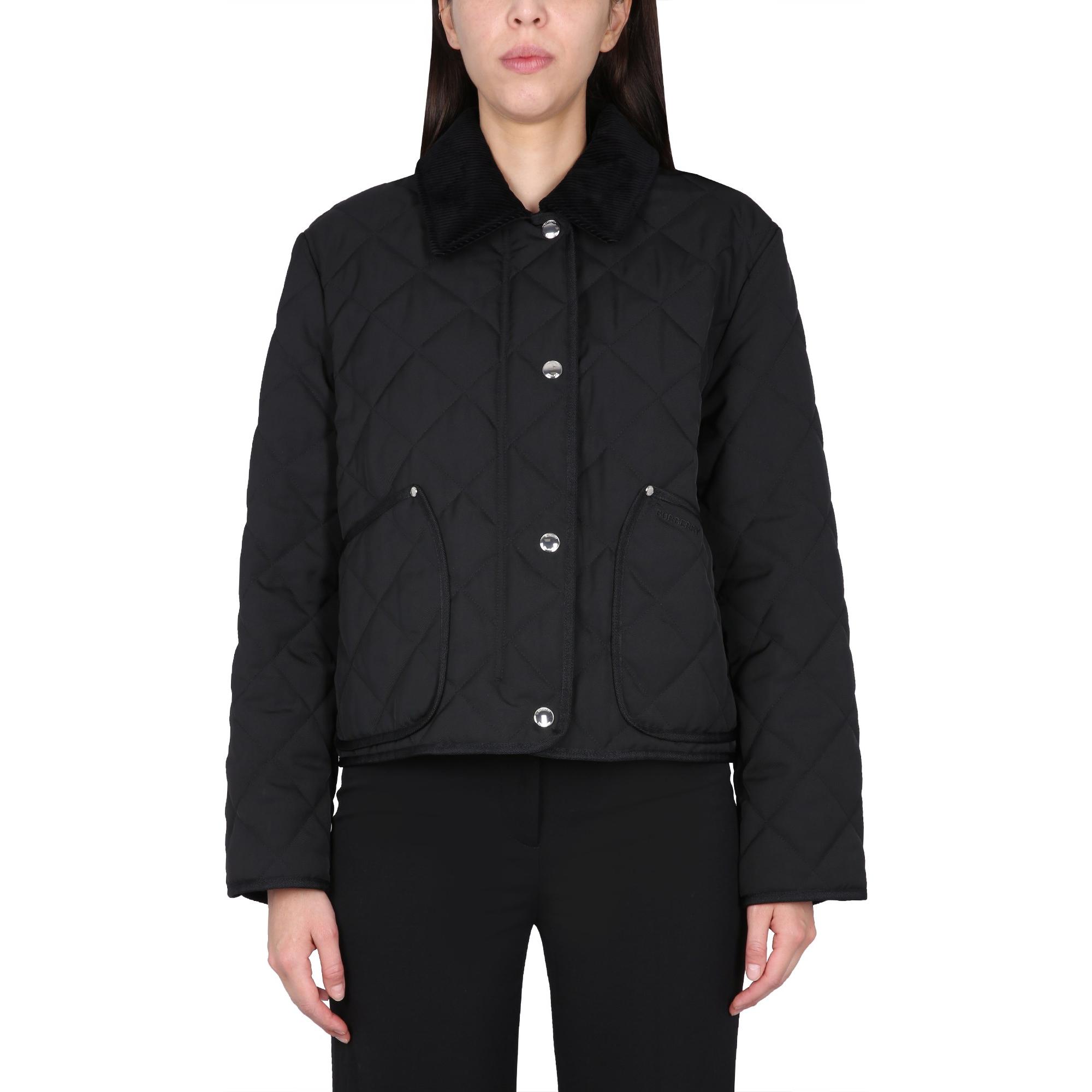 Shop (W) バーバリー レディース ブラック シングルブレスト 長袖 ジャケット. 80960251