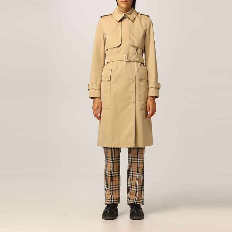 (Women) Burberry Single-Breasted Trench Coat in Light Brown. 80432071 圖 3