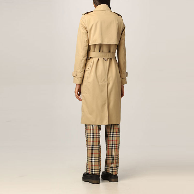 (Women) Burberry Single-Breasted Trench Coat in Light Brown. 80432071 圖 4