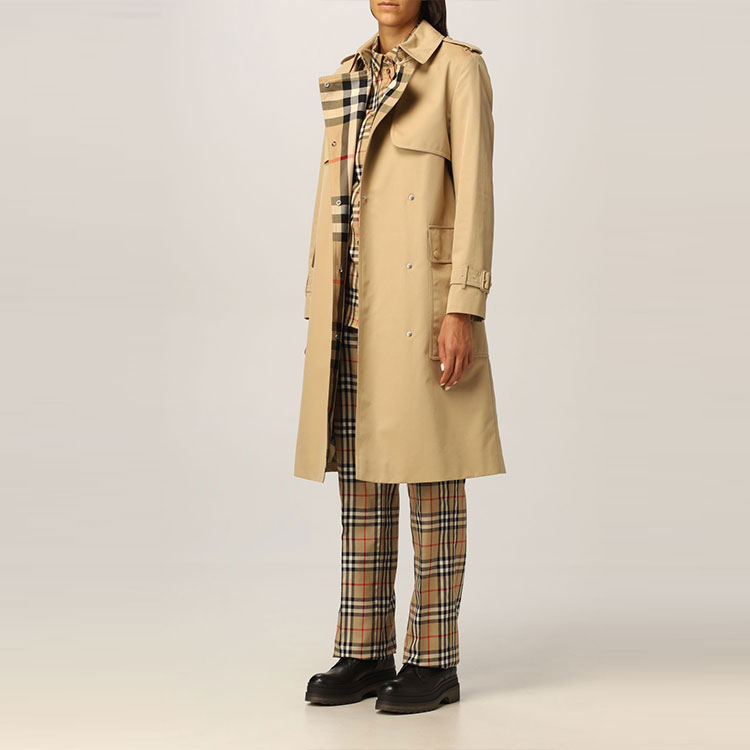(Women) Burberry Single-Breasted Trench Coat in Light Brown. 80432071 圖 5
