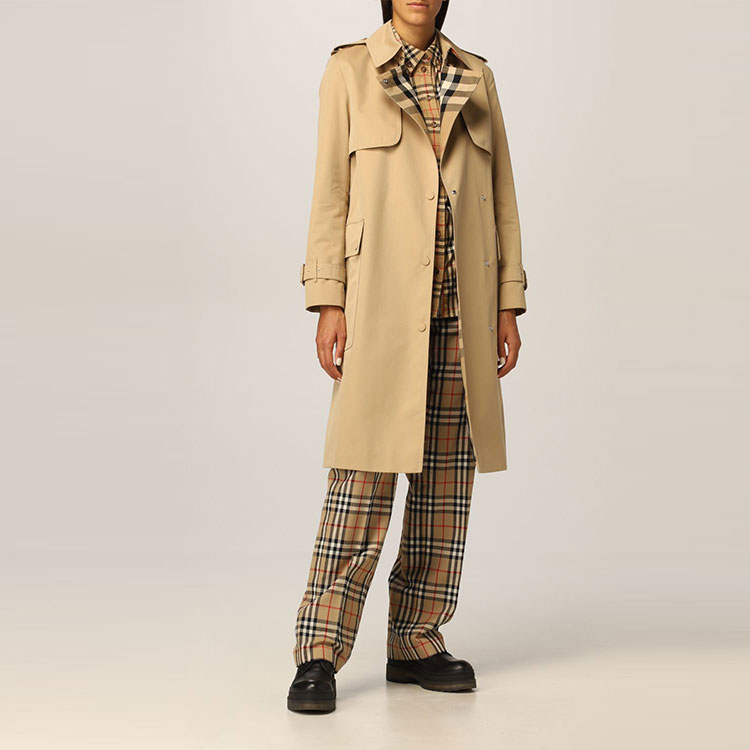 (Women) Burberry Single-Breasted Trench Coat in Light Brown. 80432071 圖 6