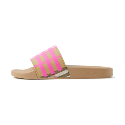 (W) Burberry Slide 'Bubblegum Pink Check'