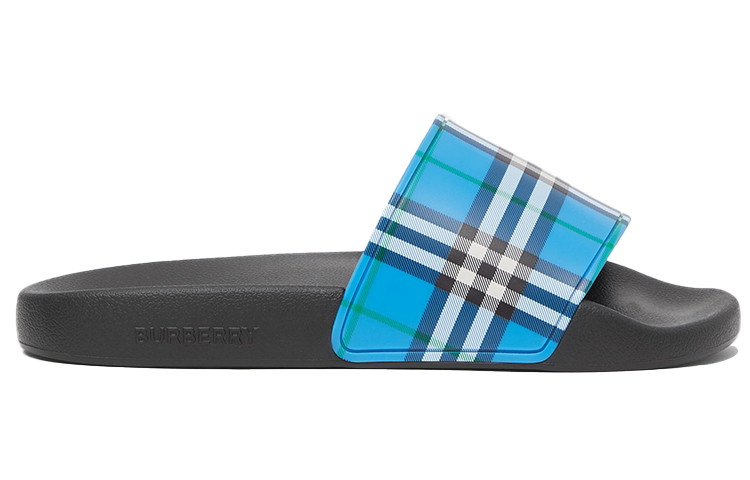 (W) Burberry Slide 'Check Print - Zhan Blue' 圖 2