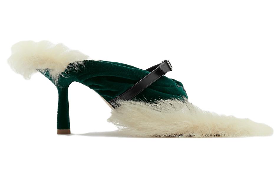 Order (W) 버버리 다크 그린 슬라이드 80774661