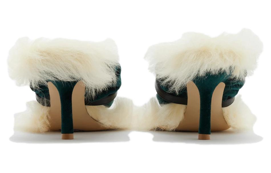 Lookbook (W) 버버리 다크 그린 슬라이드 80774661