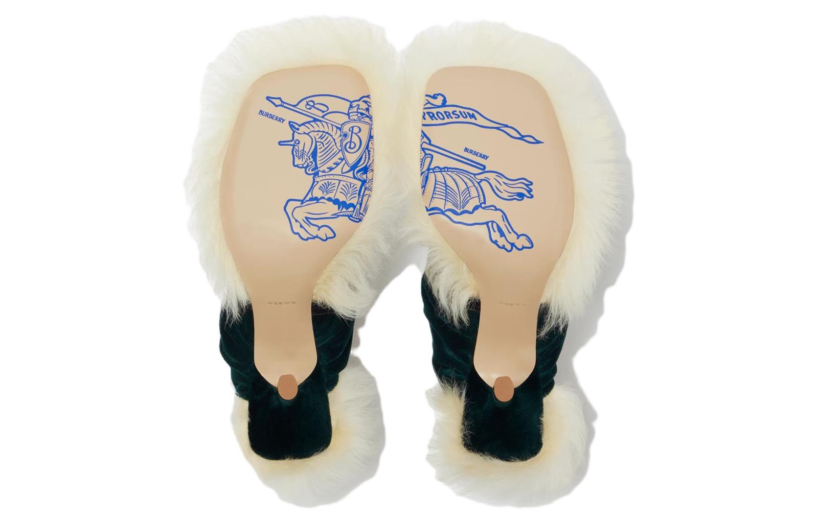 Shop (W) 버버리 다크 그린 슬라이드 80774661