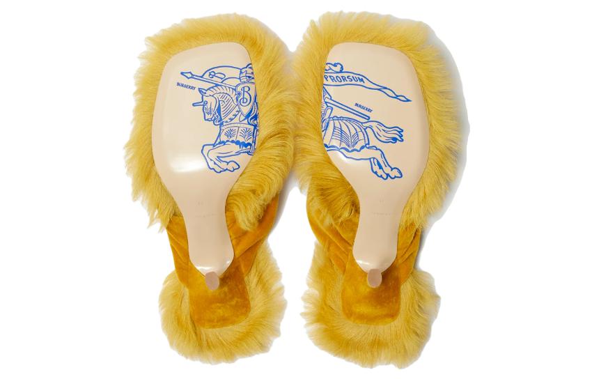 Shop (W) 버버리 슬라이드 '옐로우 베이지' 80777681