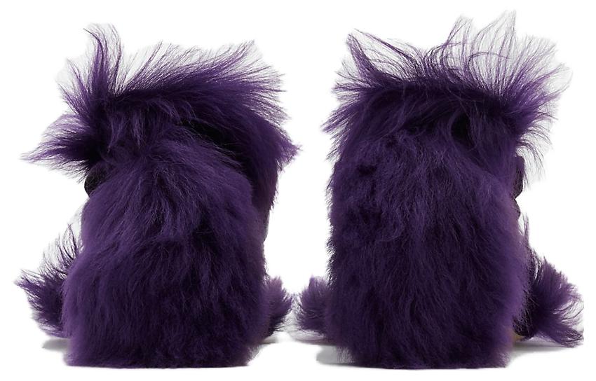 Shop Burberry博柏利 舒適優雅 人字拖鞋 10.5cm 女款 紫色