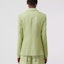 Details for (Women) Burberry Slim Fit Buttoned Linen Blazer SS21 Mist Green. 80417351