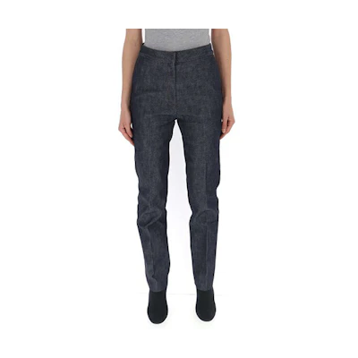 (Women) Burberry Slim Fit Casual Denim Jeans Indigo Blue 45609274
