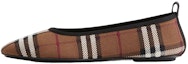 Buy (W) バーバリー チェック柄 ブラウン スリッポン 80707601