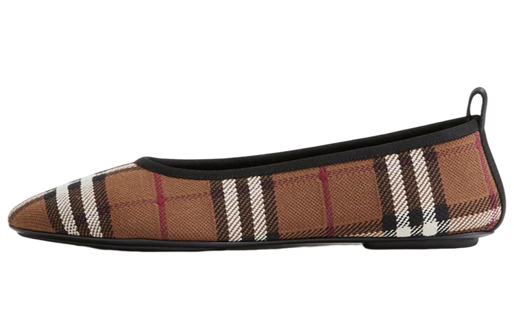 (Women) Burberry Slip-On 'Check Pattern Brown' 80707601