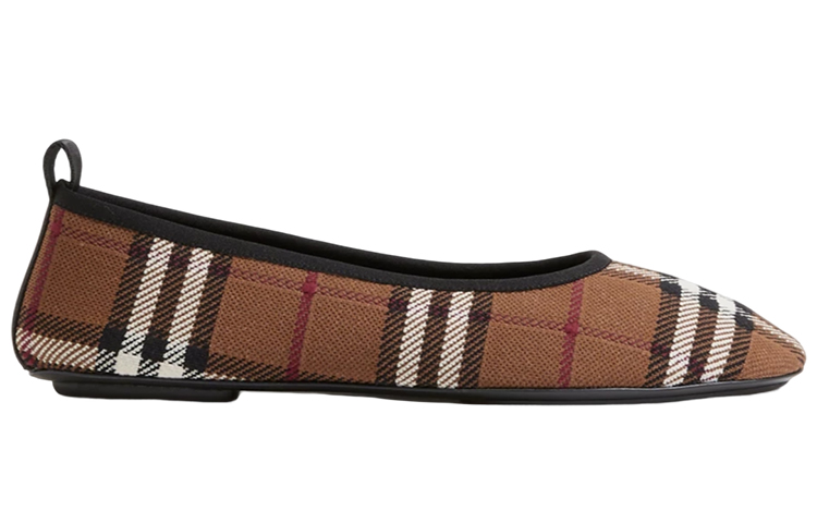 Order (Women) Burberry Slip-On 'Check Pattern Brown' 80707601