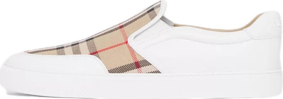 (Women) Burberry Slip-On Sneaker 'Vintage Check Beige' 80432121 (Women) Burberry Slip-On Sneaker 'Vintage Check Beige' 80432121