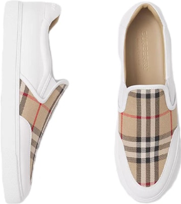 (Women) Burberry Slip-On Sneaker 'Vintage Check Beige' 80432121 Order (Women) Burberry Slip-On Sneaker 'Vintage Check Beige' 80432121