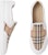 (W) Burberry Slip-On Sneaker 'Vintage Check Beige' Beige 80432121
