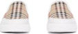 (W) Burberry Slip-On Sneaker 'Vintage Check Beige' Beige 80432121