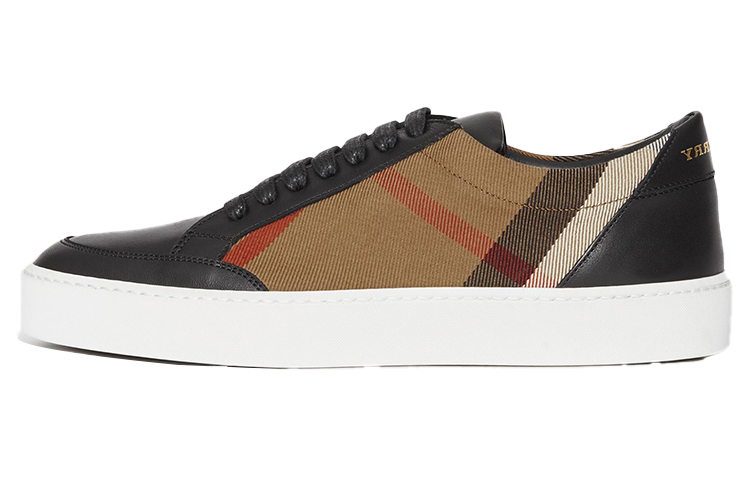 (W) Burberry Sneaker 'Black Fabric and Leather'